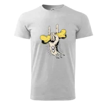 Rocková ruka kost a oko