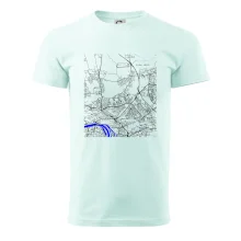 Praha 18200 - Mapa s vodními toky