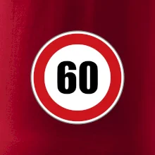 Dopravní značka - omezení rychlosti 60