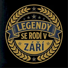 Legendy se rodí v září - Retro emblém