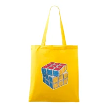 Rubikova kostka kreslená