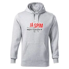 Já spím - tvoje superschopnost? rovný nápis