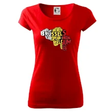 Mapy - názvy měst - Belgie