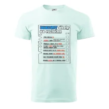 Triko na rozlučku s úkoly na předek pro ženicha