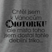 Chtěl / chtěla jsem dostat motorku - Vánoce