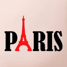 Paris nápis Eiffelova věž