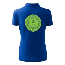 I love vegan v kruhu