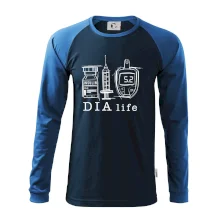 D I A life - kreslený insulin injekce a glukometr D I A life - kreslený insulin injekce a glukometr