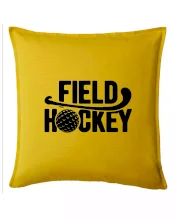 Field hockey míček a nápis