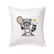 Mýval hraje tenis kreslený