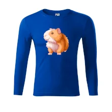 Morče - kreslené, bílo oranžové