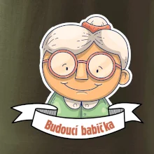 Budoucí babička kreslená