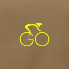 GO - Fluo cyklista malý