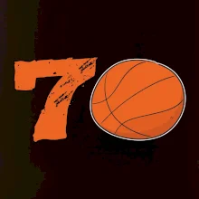 Basketball kulaté narozeniny 70