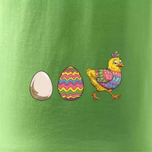 Evoluce vajíčka - velikonoce - slepice