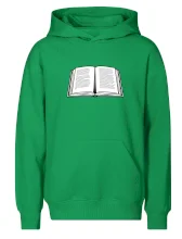 Kniha černobílá otevřená s textem