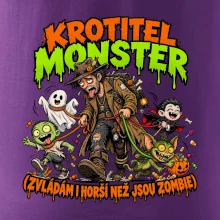 Unavený krotitel monster venčí malé příšerky