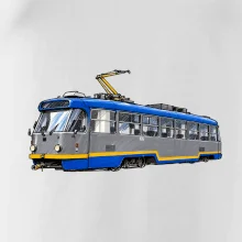 T3R SLF modrošedá kresba fixem