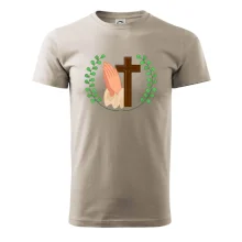 Věnec - kříž a modlení