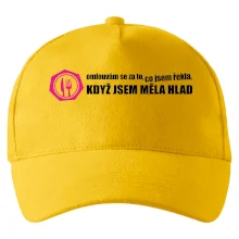 Omlouvám se za to, co jsem řekla, když jsem měla hlad