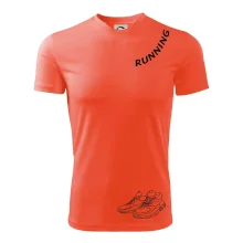 Running nápis šikmo