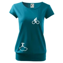 Mapa ČR + kolo na prsu