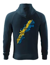 Mapy - názvy měst - Švédsko