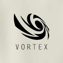 Vortex logo jednobarevné