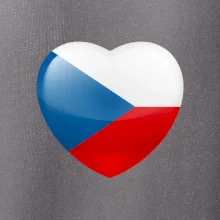 Česká vlajka srdce