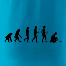 Evoluce houbař muž