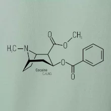 Molekulární struktura Cocaine Kokain