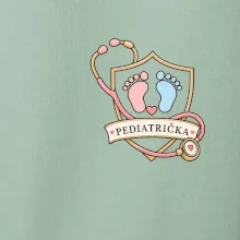 Pro nejmenší - pediatrický štít s otisky nožiček
