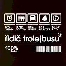 Čárový kód -  Řidič trolejbusu