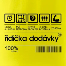 Čárový kód - řidička dodávky