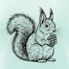 Zvířata Krkonoš – veverka obecná