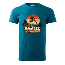 Ráno les večer praní bláta na kole