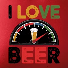 I love beer - palivoměr