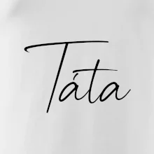 Nápis psací na prsou - táta