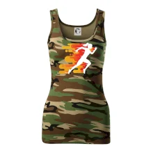 Běhání - oranžová žena