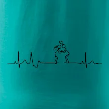 EKG zamilovaný pár