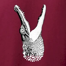 Krokodýl kreslený (Pecka design)
