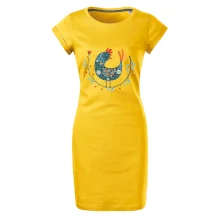 Folklor - slepice s kopretinou