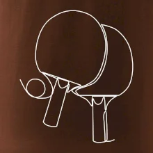 Pálky na stolní tenis jedním tahem