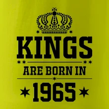 Kings are born in 1965