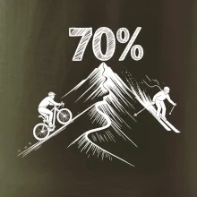 Narozeniny cyklista a lyžař 70