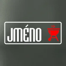 Triko na grilování s vlastním jménem Triko na grilování s vlastním jménem