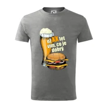 Pivo a burger vím co je dobrý