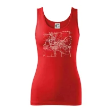 Mapy měst černobílé Pardubice