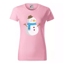 Sněhulák se šálou