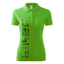 Biker nápis na výšku řetěz